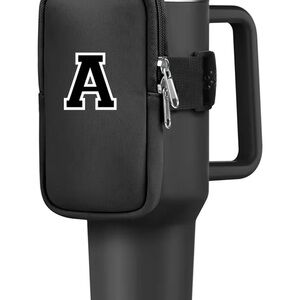 NWT “A” Water Bottle Carrier Bag for Stanley-Tumbler pouch with Zipper Pocket